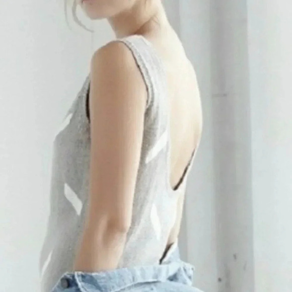 Callahan Knit Wear Low Back Sleeveless Dress Stretch Sweater Fabric Size Small - Picture 5 of 11